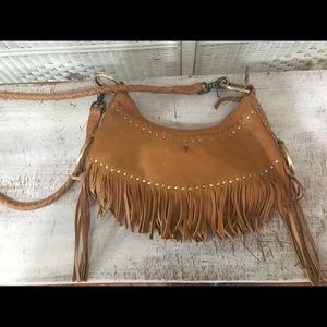 Beautiful Frye Crossbody Handbag with Fringe